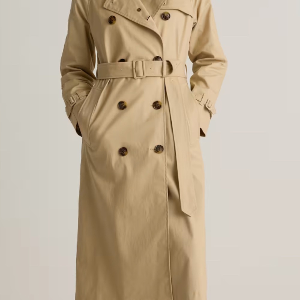 Quince Tan Trench Coat